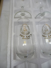 4338.         6 x Piece Dry Sack Sherry Glass Set Glasses