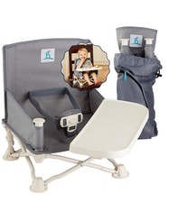 Omniboost Travel Booster Seat with Tray for Baby, Dining Table, Camping, Beach,