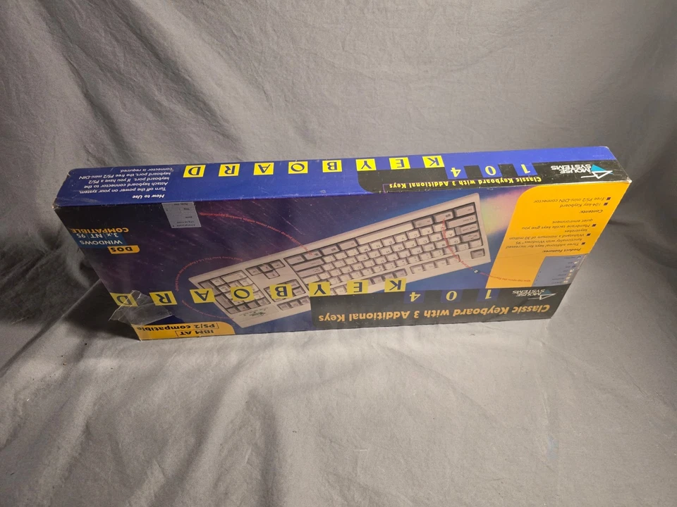 Vintage Mouse Systems Classic 104 keyboard, IMB AT, PS/2 Compatible NOS - Image 4 of 4