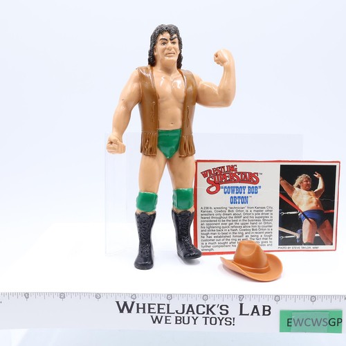 Cowboy Bob Orton W/HAT 1987 WWF LJN Titan Sports 8...