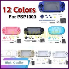 Full Set Crystal Housing Shell Case For psp1000 Game Console Replacement