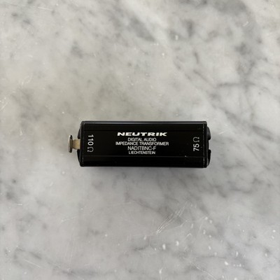 Neutrik NADITBNC-F Digital Audio Impedance Transformer XLR BNC