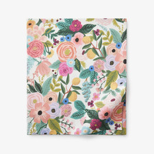 Rifle Paper Co. Garden Party Classic Cool Cotton Percale Flat Bed Sheet - Multi