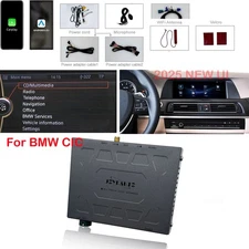 Wireless CarPlay/ Android Auto Kit For BMW CIC Retrofit 2008-2012, 2025 New UI