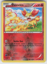Fennekin 11/124 XY - Fates Collide Reverse Holo Common