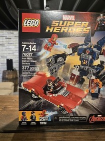 LEGO NEW 76077 Marvel Super Heroes: Iron Man: Detroit Steel Strikes GB3 Sealed