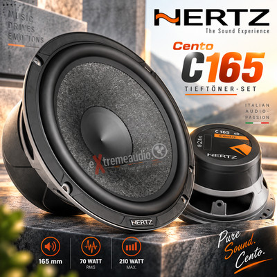 Hertz C 165 SET WOOFER 165mm 16cm Tiefmitteltöner aus der Cento Serie 1 Paar