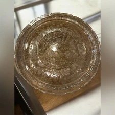 Vintage 1950 Jeanette glass, carnival glass, hostess platter