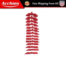 Precision Aluminum Setup Blocks Height Gauge Router Table Setup Bars 14PCS