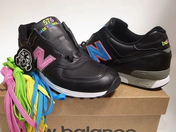 New Balance 576 Footpatrol Nero Nero Made in England M576FPF Sneaker Uomo Us10