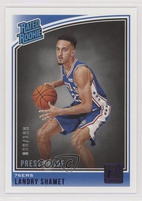 2018 Donruss Rated Rookies Press Proof Purple 8/199 Landry Shamet Rookie RC fm0