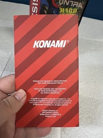 Sega GENESIS Authentic CONTRA HARD CORPS CIB read