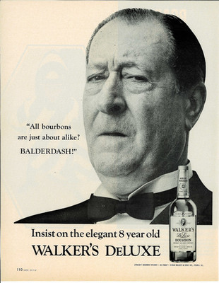 1967 WALKERS Bourbon Bottle Hiram Walker Vintage Magazine Print Advertising