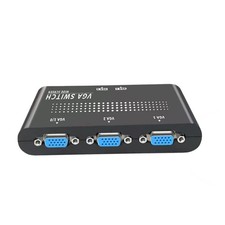 Dual Port VGA SVGA Monitor Sharing Switch Convertor For LCD PC Display Screen D
