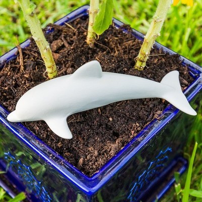 Smooth Realistic Dolphin 7'' STOCK Ceramic Bisque Ready To Paint Pottery