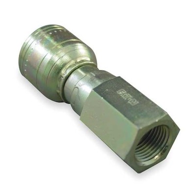 Eaton Aeroquip 1Aa6pf6 Fitting,Straight,3/8 Hose,3/8-18 In Npt