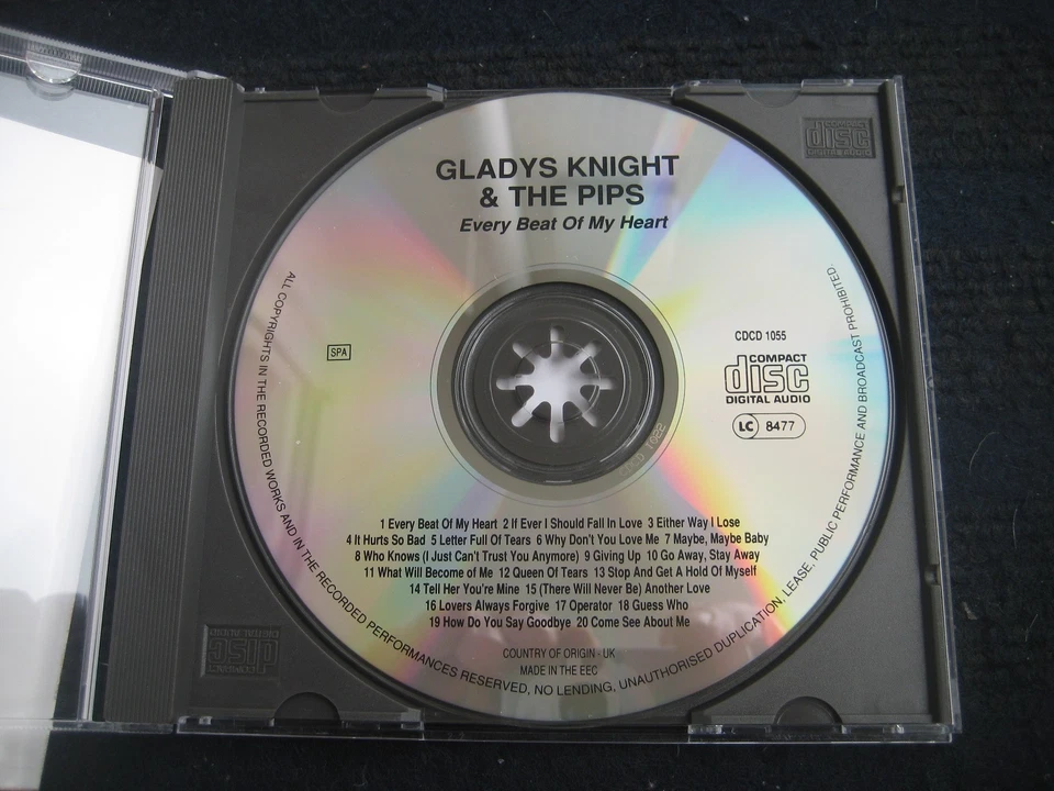 CD  GLADYS KNIGHT & THE PIPS  Every Beat of my Heart  Neuwertig Best of Greatest - Bild 2 von 4