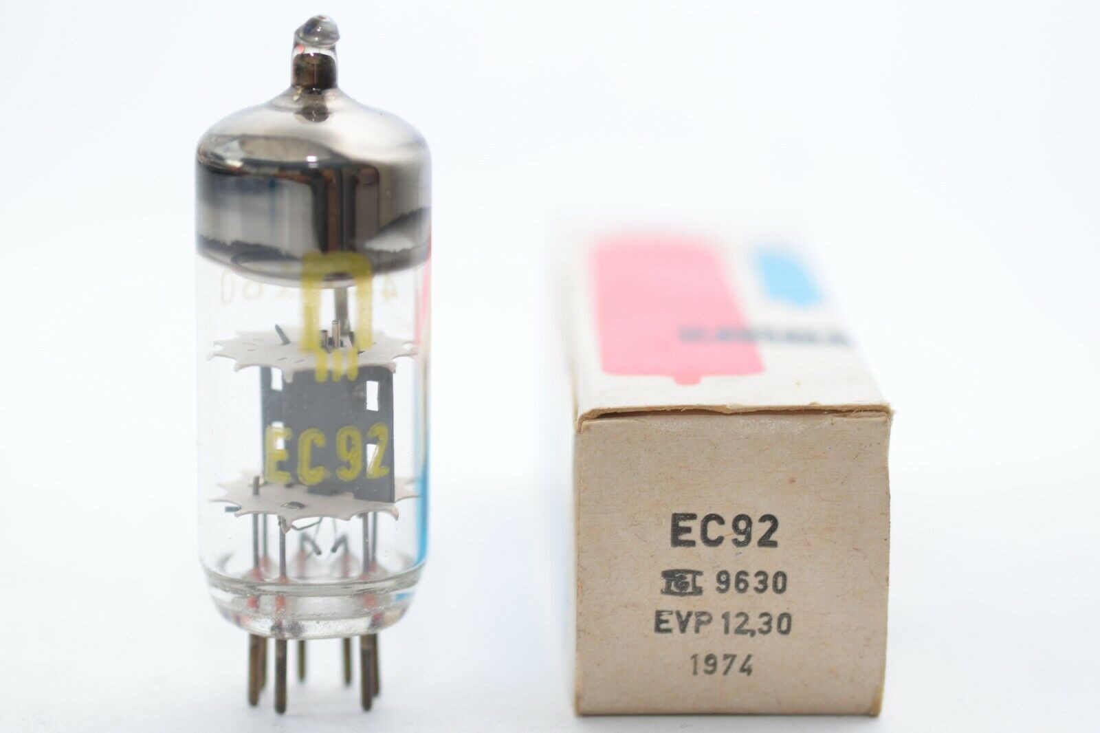 Vintage RFT EC92 / EC 92 / 6AB4 Radio Röhre, Audio Vacuum Tube, DDR, NIB, NOS