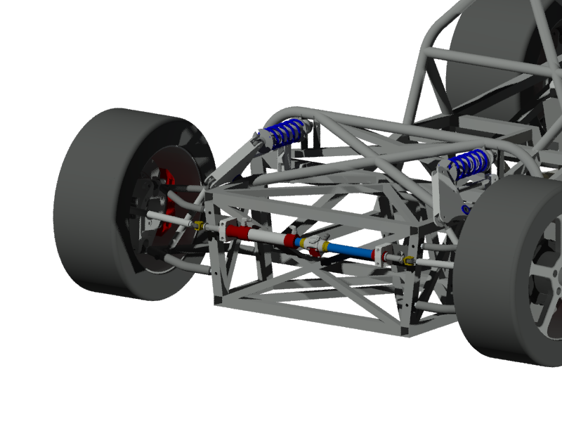 GT-40 Mid-Engine Chassis Suspension Billet Aluminum Uprights Blueprints ...