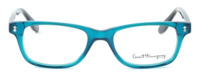 Ernest Hemingway Designer Reading Glasses H4617 (Small Size) in Teal-Black 48mm