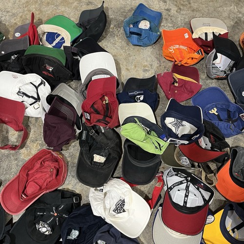 Lot Of 140 New Era Fitted Hats Cap Baseball Mixed Sizes Brands NFL NBA MLB Visor - 第 20/24 張圖片