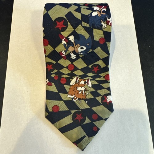 SEGA Sonic the Hedgehog Neck Tie Manhattan Knuckles 57”