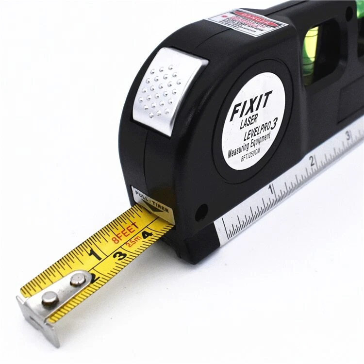 Multipurpose Laser Level Vertical Horizon Measuring Tape Aligner with Tripod pro
