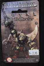 Mage Knight Limited Edition Metal Mini Half-troll Hacker 539 Sealed