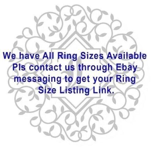 14k White Gold Round Cut Diamond Couple Band Engagement Natural 0.15 Ct - Picture 8 of 11