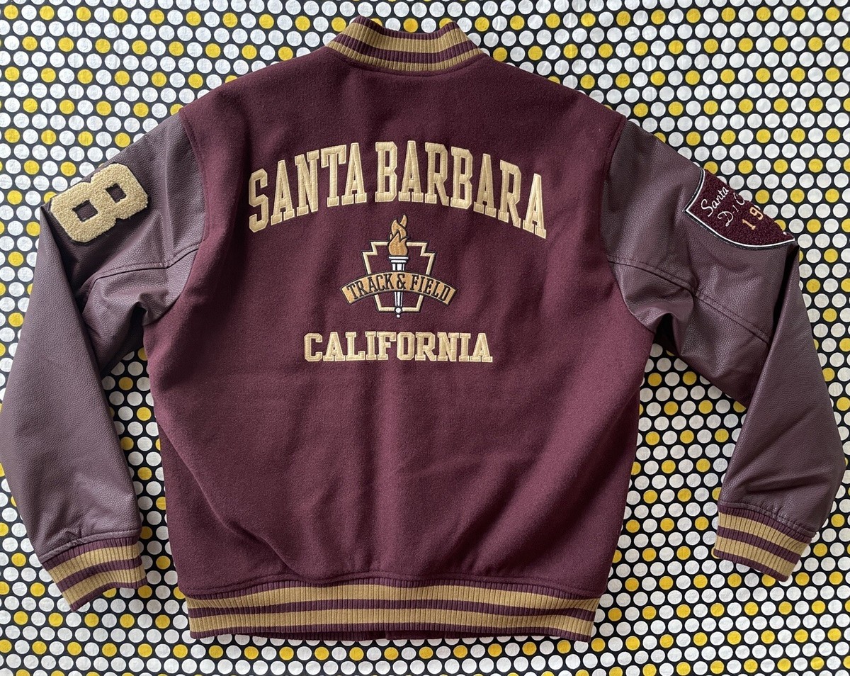 80s 【美品】SANTA BARBARA 90s ムートンジャケット レザー 本革 90s