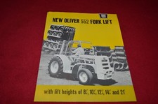 Oliver Traktor 552 Gabel Lift Traktor Dealer's Brosch&uuml;re Pbpa