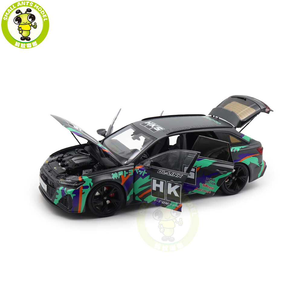 希少 1/18 KENGFAI ケンファイ アウディ RS6 京商 オートアート 1/18 Audi RS 6 RS6 C8 Avant HKS KengFai Diecast Model Car
