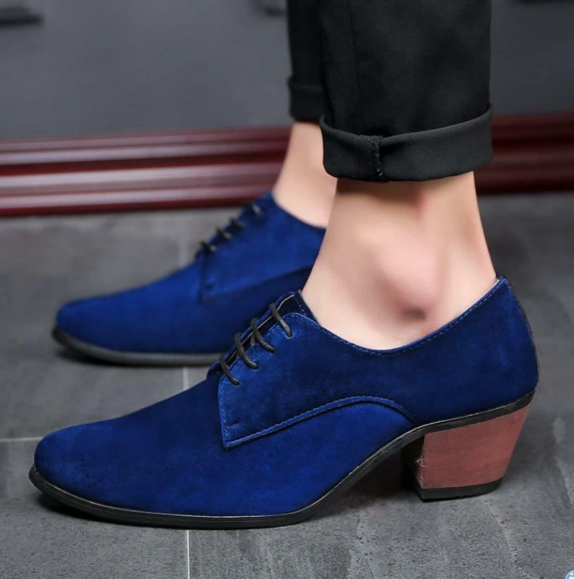 Mens dress shoes 2025 2 inch heel
