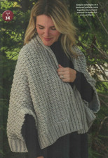WARM HUGS CARDIGAN SWEATER 7 SIZES WOMENS CRO...