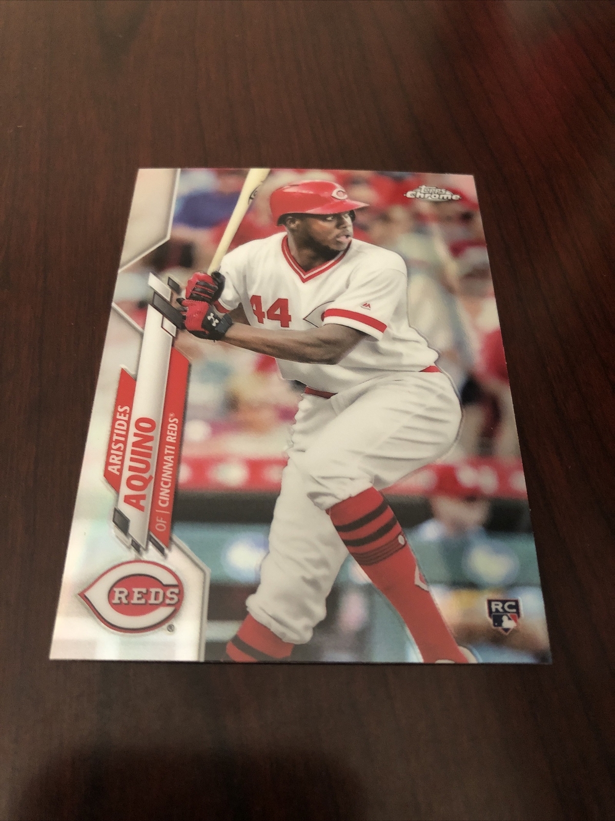 2020 Topps Chrome Refractor #111 Aristides Aquino RC Rookie Reds *Mint* Qty