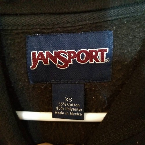 Crested Butte Colorado Hoodie Black Jansport Men's XS Hooded Sweatshirt Hiking - Picture 5 of 8