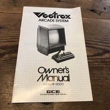 Vectrex Arcade System Owners Manual   Model H...