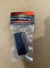 RADIO SHACK 2 AAA Enclosed Battery Holder with Lid/Cover  Wire Leads 270-0414