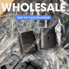 25W Type C Usb-C Cable Super Fast Wall Pd Charger For Samsung Galaxy S20 S21 Lot