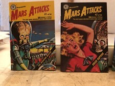 MARS ATTACKS 4 MINI COMIC BOOKS