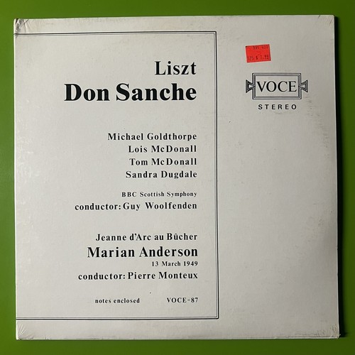 Franz Liszt - Don Sanche - Jeanne d'Arc au Bûcher 2x LP Classical Vinyl Sealed x
