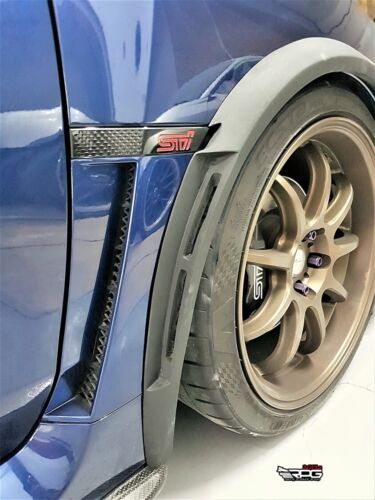 Kit de 8 piezas de bengalas de guardabarros de carbono RPG de 35 mm de arco ancho para 15-21 Subaru WRX STi VA - Imagen 9 de 21