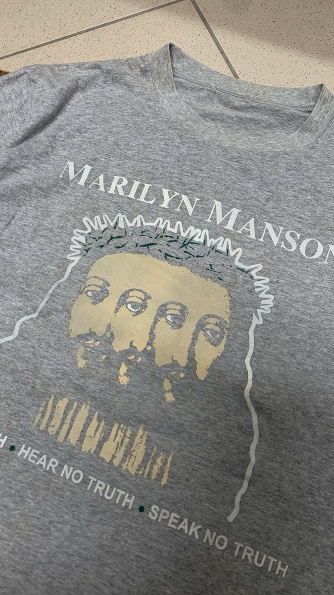 90s Marilyn Manson Believe ビリーヴ Tシャツ 90s Marilyn Manson 