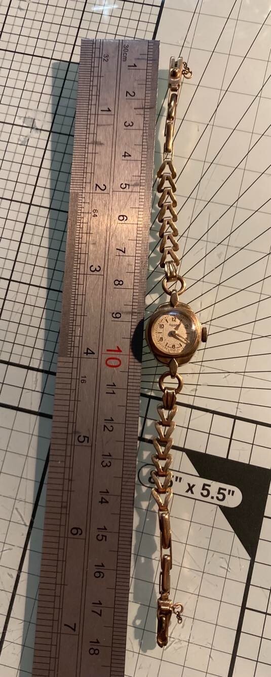 Vintage 9ct gold ladies rotary watch eBay