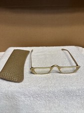 Vintage Liberty 6 USA Metal Bronze Color Frame Eyeglasses