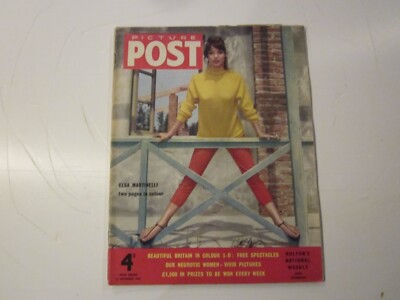 November 12th 1955, PICTURE POST, Elsa Martinelli, Martine Carol, Maria Pavlou.