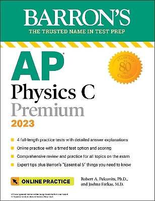 AP Physics C Premium, 2023: 4 Praxistests + Com