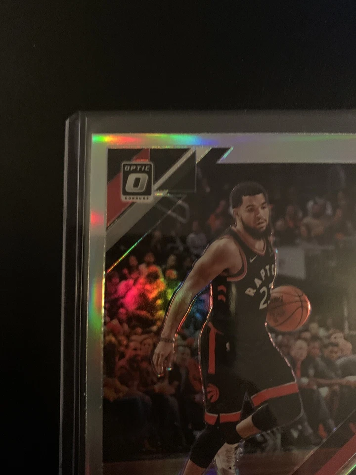 2019-20 Donruss Optic Fred Vanvleet #9 Silver Holo Prizm 1st Optic Rare Raptors - Image 3 of 4