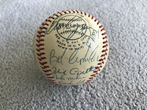1975 YOGI BERRA TOM SEAVER NEW YORK METS TEAM SIGNIERT OFFIZIELLER NL BASEBALL - Bild 7 von 8