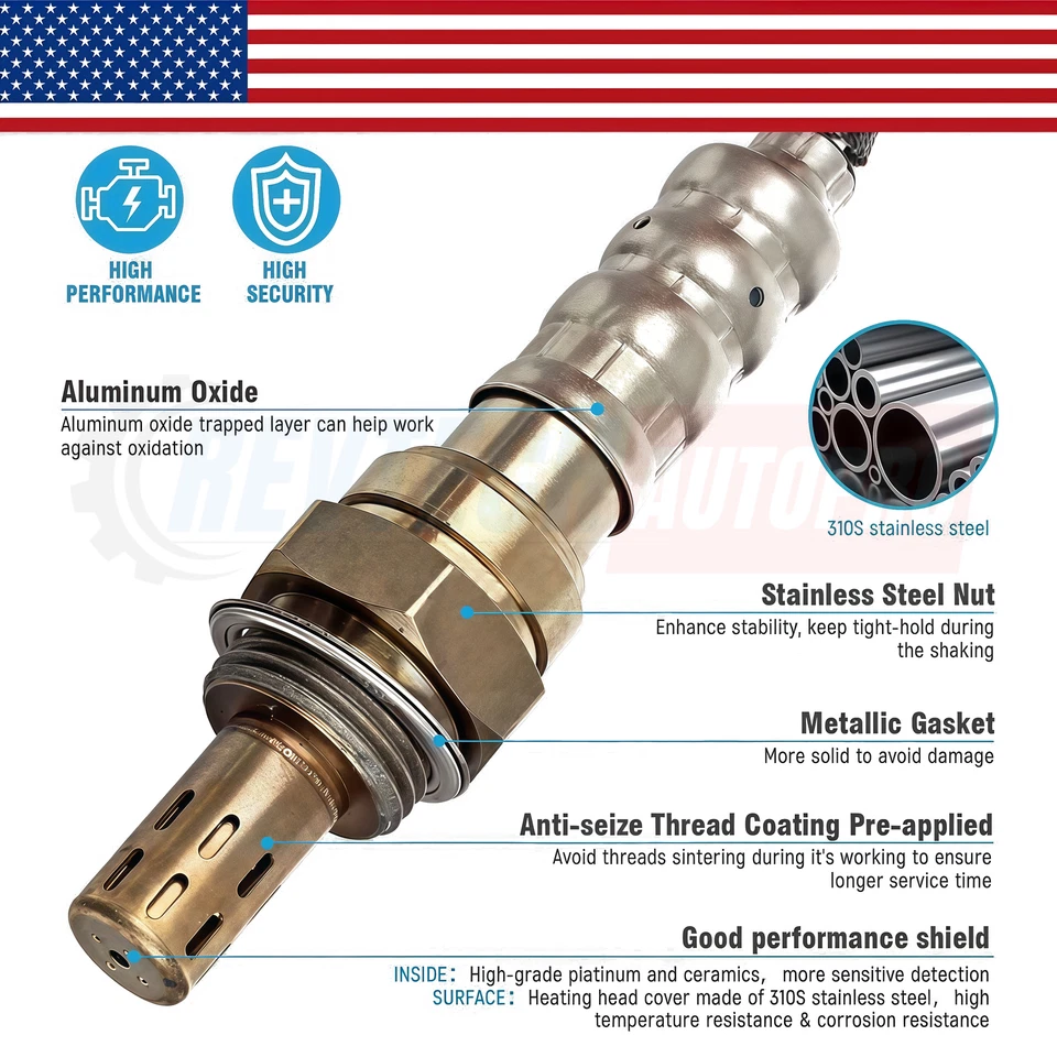 For Mercedes-Benz ML350 R350 S550 GL450 4PCS Up&Downstream Oxygen O2 Sensor OEM - Image 4 of 4